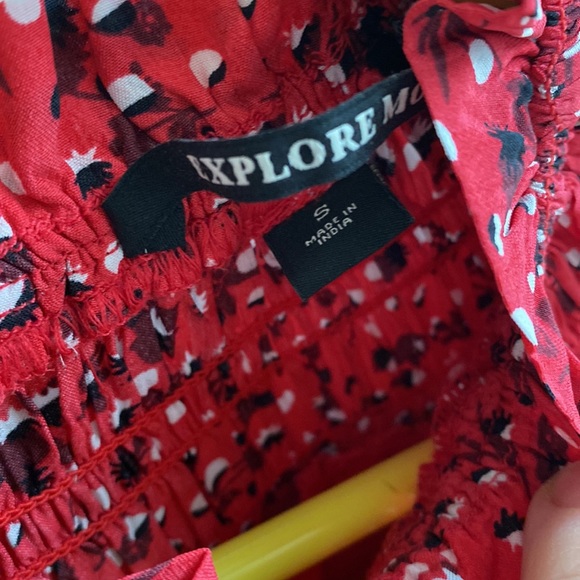 Scotch and Soda Longsleeve Smocked & Tiered Dress - Picture 5 of 5